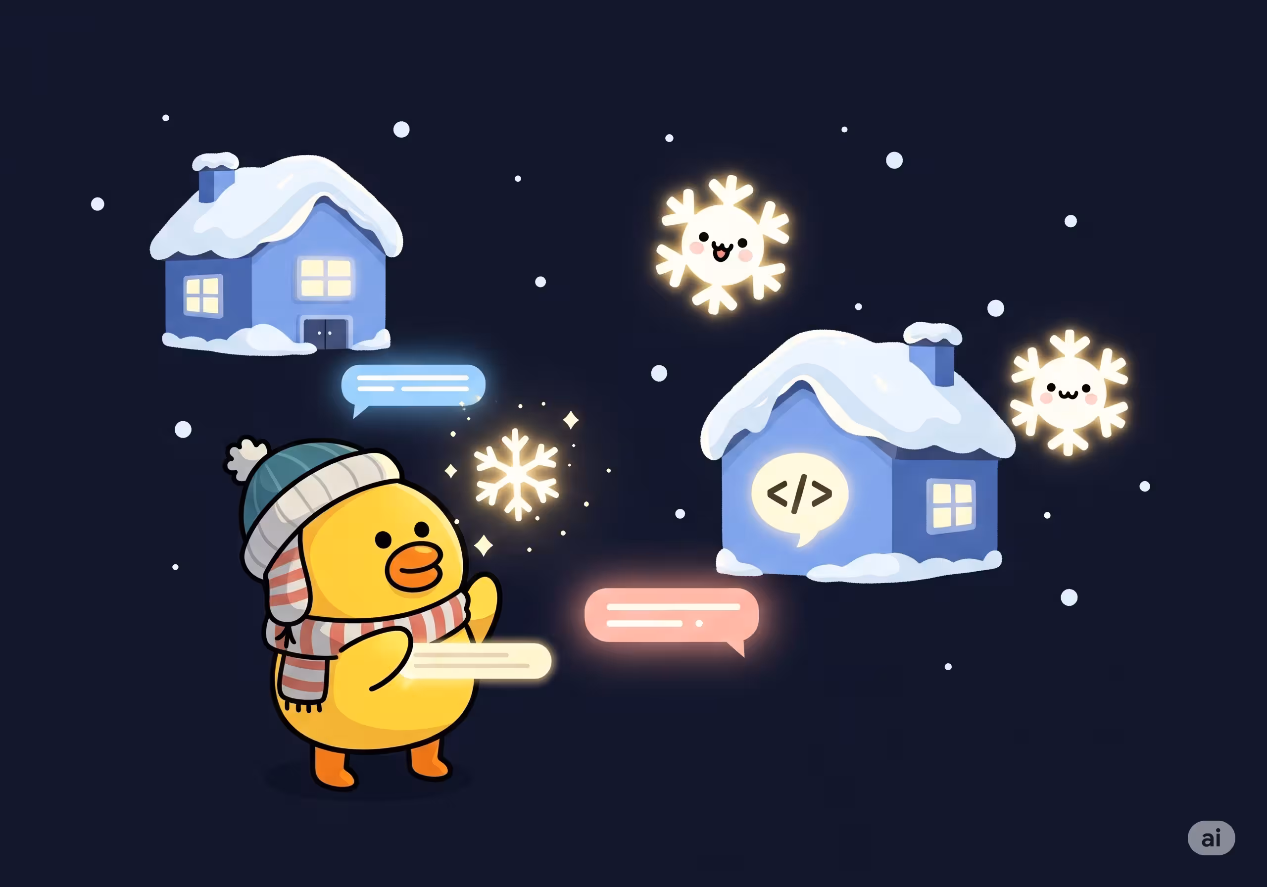thumbnail for Next.jsとCanvasで雪を降らせるエフェクト作り ❄️